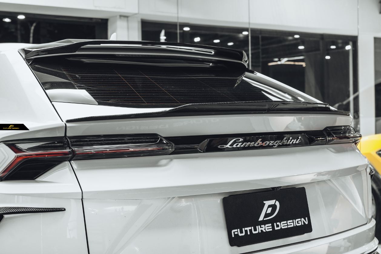 Future Design FD Carbon Fiber REAR TRUNK SPOILER V1 for Lamborghini Urus