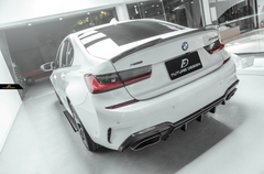 Future Design FD GT Carbon Fiber Rear Diffuser Quad Exist for BMW G20 / G21 3 Series M340i 330i