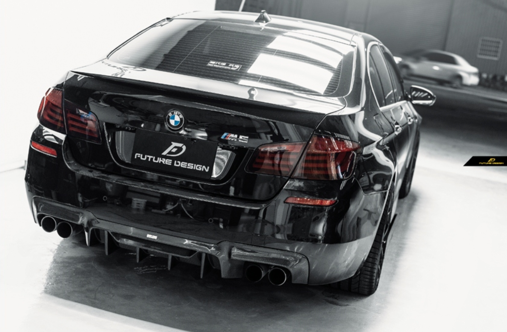 Future Design FD GT Carbon Fiber Rear Diffuser for BMW M5 & 5 series F10 F11 F18 520 528 535 with M-Package