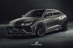 Future Design FD V2 Carbon Fiber FRONT LIP SPLITTER for Lamborghini Urus