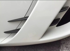 Future Design Carbon Ferrari 458 Carbon Fiber Front Bumper Canards