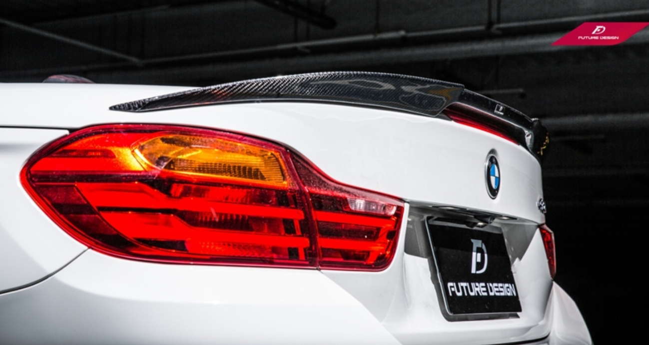Future Design Carbon M Performance Carbon Fiber Rear Spoiler Ver.3 for BMW 4 Series F33