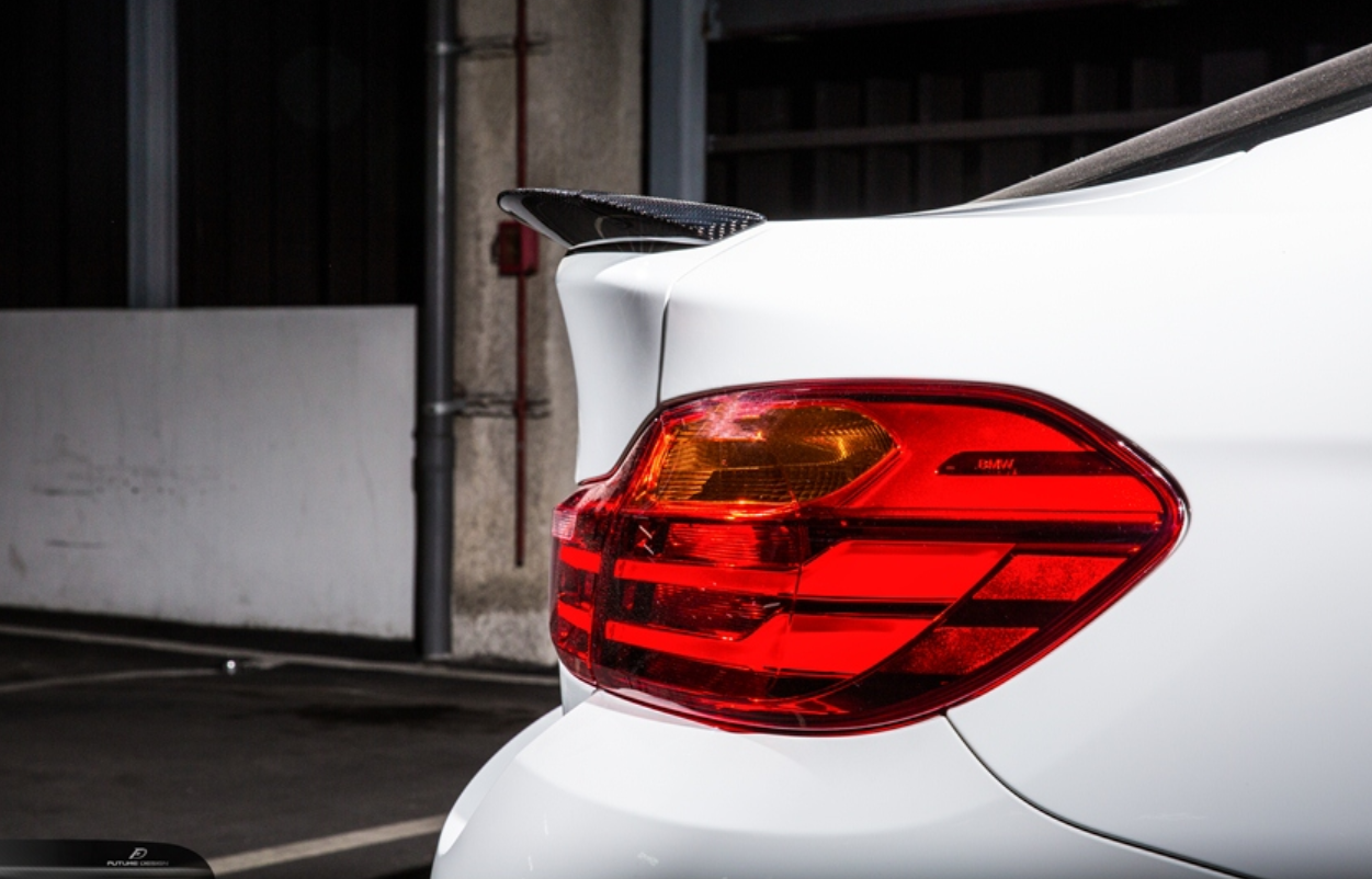 Future Design Carbon M Performance Carbon Fiber Rear Spoiler Ver.4 for BMW 4 Series F36 4 Door