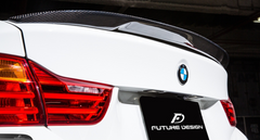 Future Design Carbon M Performance Carbon Fiber Rear Spoiler Ver.4 for BMW 4 Series F36 4 Door