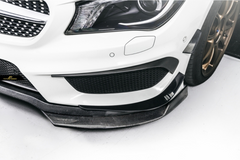 Future Design Carbon 2014-2016 C117 CLA-250 CLA-45 Carbon Fiber Front Bumper Canards (6Pcs) Ver.1