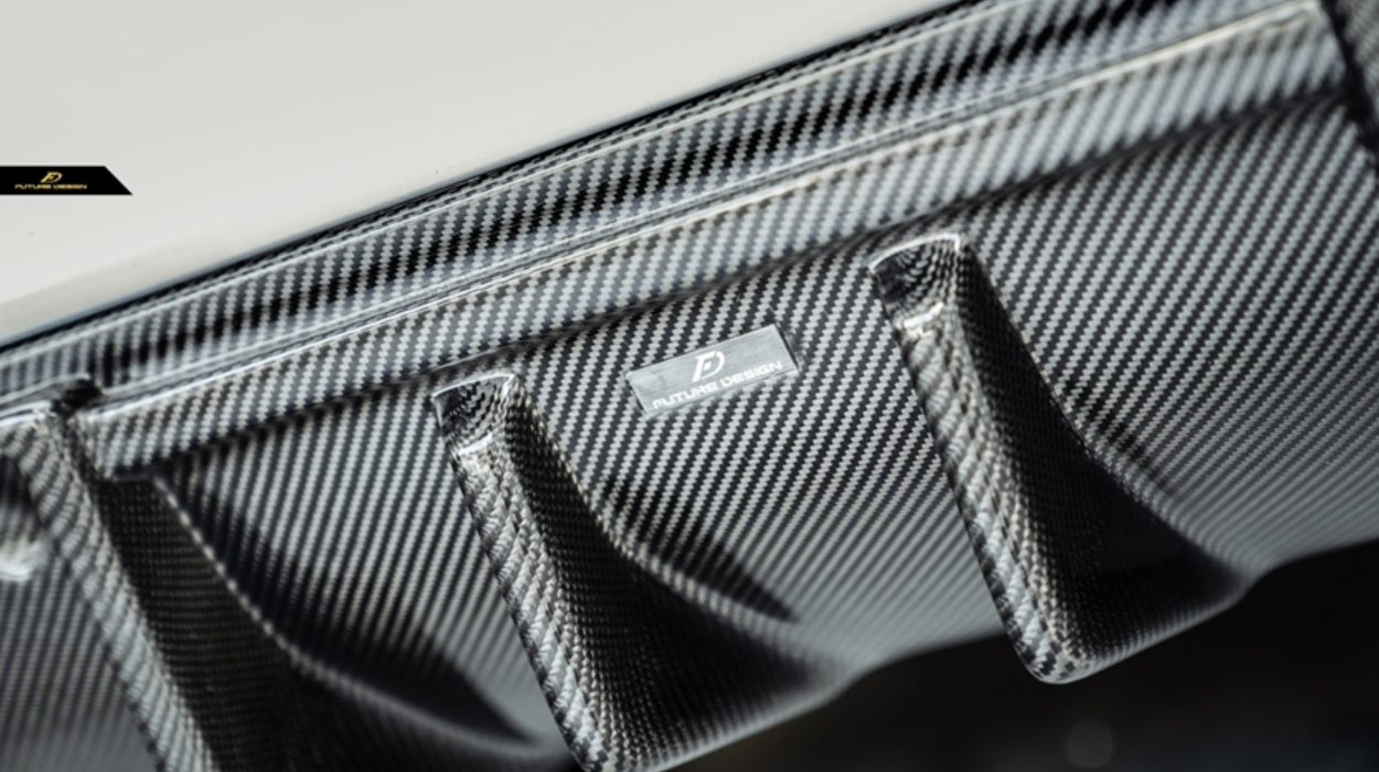 Future Design Carbon FD GT2 Carbon Fiber Rear Diffuser for W205 C300 C43 C63 AMG Package 2015-ON
