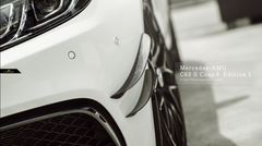 Future Design Carbon W205 C63 AMG Sedan / Coupe Carbon Fiber Front Canards