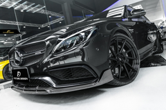Future Design Carbon Carbon Fiber Front Lip Ver.3 W205 C63 C63S AMG Sedan Coupe 2015-2020