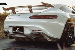 Future Design RT STYLE Carbon Fiber REAR SPOILER WING For Mercedes benz AMG GT GTS GTC C190 2015-ON