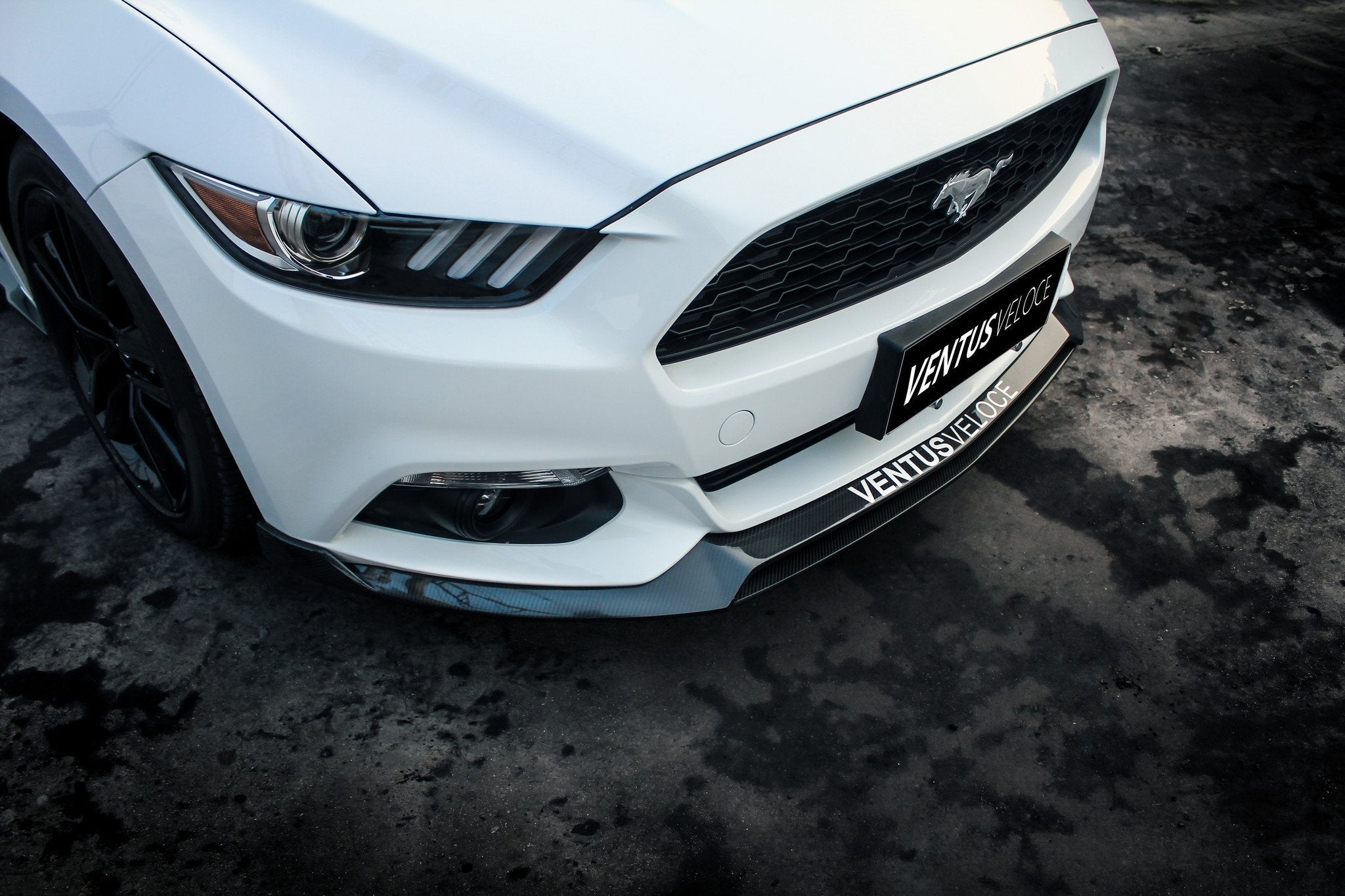 Ventus Veloce Carbon Fiber Front Lip 550.1 2015- 2017 Ford Mustang Carbon Fiber Front Lip