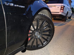 Aero Republic Mercedes Benz Carbon Fiber Front Arch Guards Mud Flaps