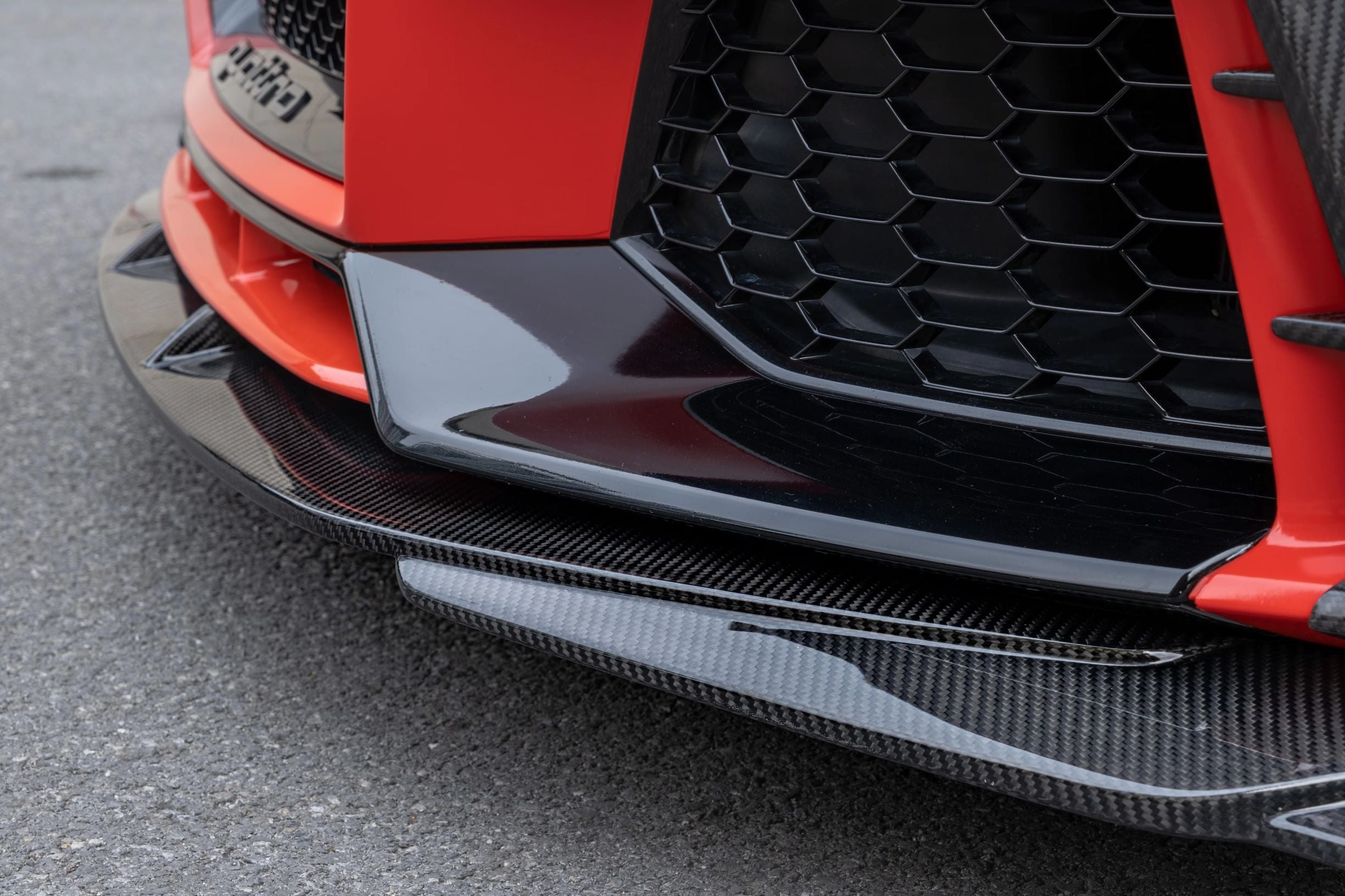 IPR Carbon Fiber Front Lip for Audi TTRS 8S 2016-2019 Pre-facelift