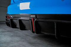 Karbel Carbon Dry Carbon Fiber Rear Diffuser Ver.1 with Brake Light for Audi S4 2020-ON B9.5