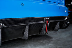 Karbel Carbon Dry Carbon Fiber Rear Diffuser Ver.1 with Brake Light for Audi S4 2020-ON B9.5