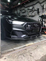 Karbel Carbon Dry Carbon Fiber Front Lip for Audi S7 & A7 S Line & A7 2019-ON C8