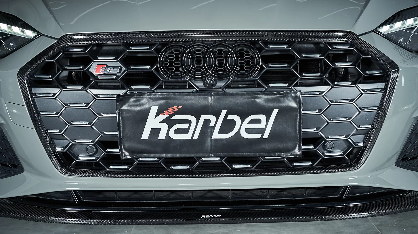 Karbel Carbon Dry Carbon Fiber Front Grill Frame for Audi S5 & A5 S Line 2020-ON B9.5