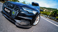 Karbel Carbon Carbon Fiber Upper Front Lip Replacement For Audi A6 Allroad C8 2020-ON