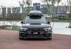 Karbel Carbon Ver.2 Carbon Fiber Lower Front Lip Splitter For Audi A6 Allroad C8 2020-ON