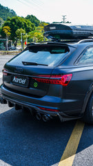 Karbel Carbon Ver.1 Carbon Fiber Rear Roof Spoiler For Audi A6 Allroad C8 2020-ON