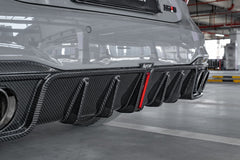 Karbel Carbon Carbon Fiber Rear Diffuser Ver.2 for Audi S7 & A7 S Line & A7 2019-ON C8