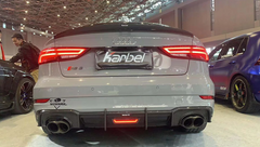 Karbel Carbon Dry Carbon Fiber Rear Spoiler Ver.1 for Audi RS3 2014-2020 A3 & A3 S Line & S3 2014-2020 Sedan