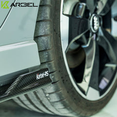 Karbel Carbon Dry Carbon Fiber Side Skirts for Audi RS3 2018-2020 8V