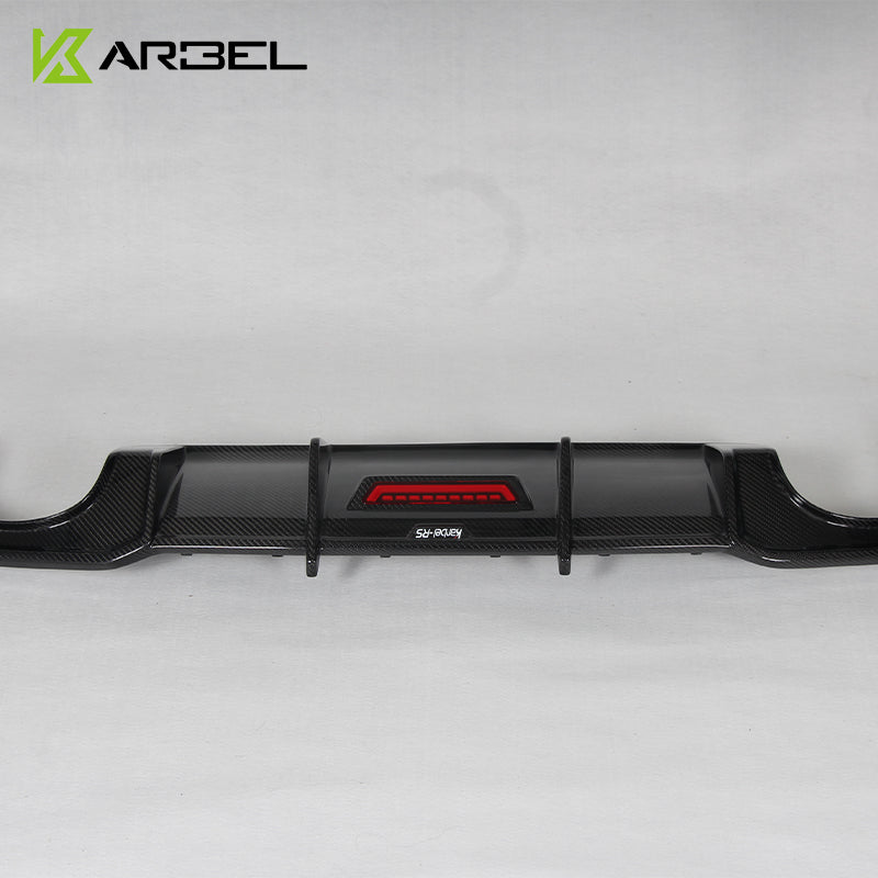 Karbel Carbon Dry Carbon Fiber Rear Diffuser for Audi RS3 2018-2020 B9