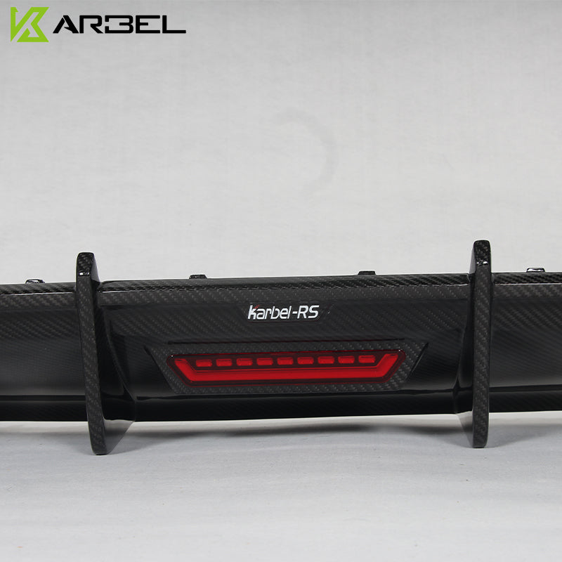 Karbel Carbon Dry Carbon Fiber Rear Diffuser for Audi RS3 2018-2020 B9