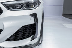 Karbel Carbon Dry Carbon Fiber Fog Light Overlay For BMW 8 Series G14 G15 G16 840i 850i Gran Coupe 4 Door Sedan 2 Door Coupe & Convertible