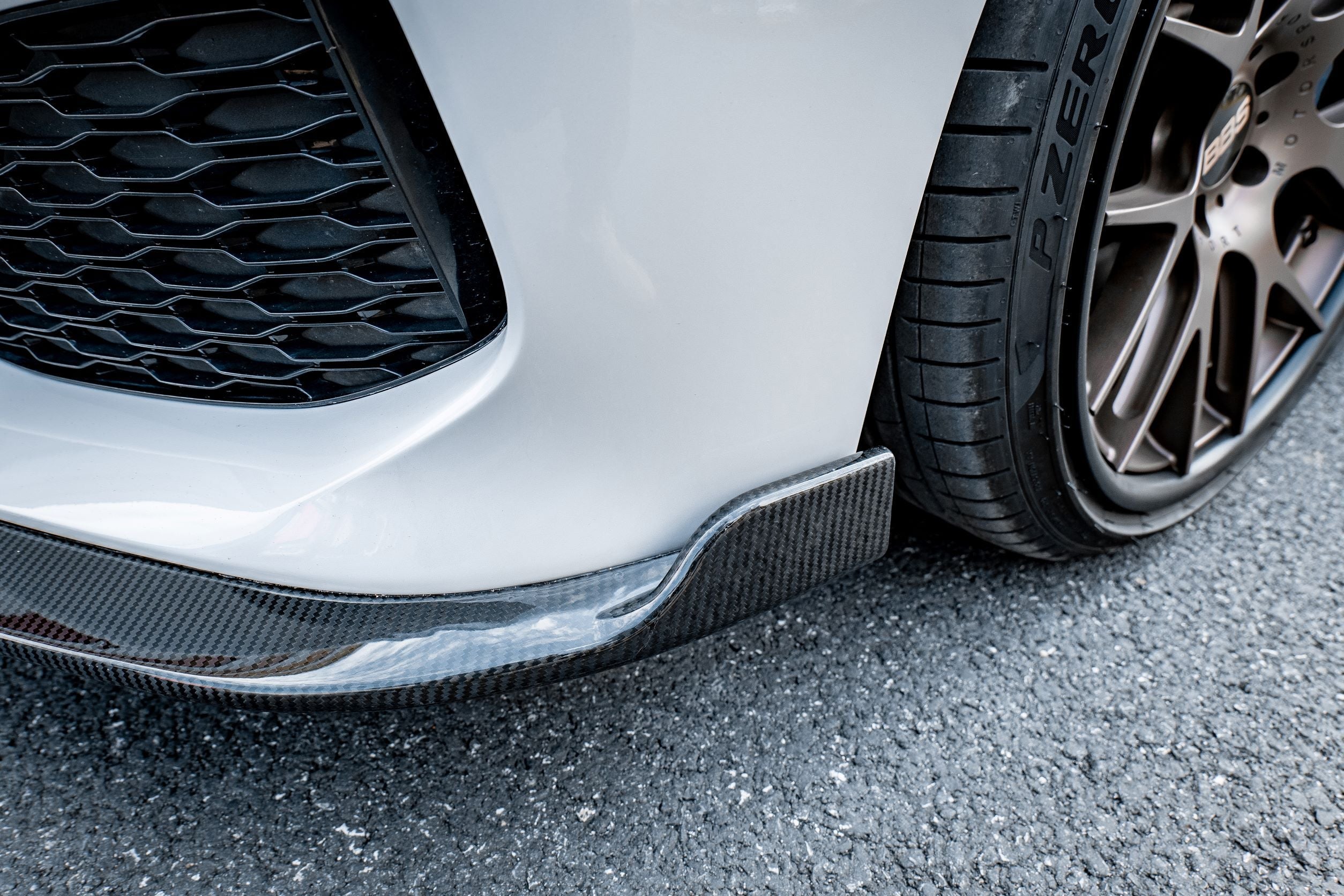 Karbel Carbon Dry Carbon Fiber Front Lip Splitter For BMW 8 Series G14 G15 G16 840i 850i Gran Coupe 4 Door Sedan 2 Door Coupe & Convertible