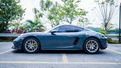 Karbel Carbon Dry Carbon Fiber Side Skirts for Porsche 718 Cayman & Boxster & GT4