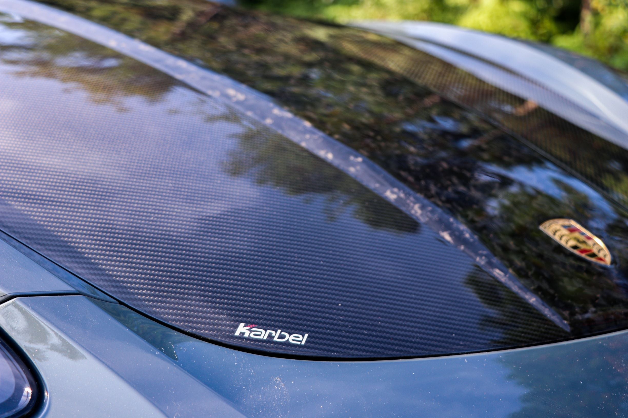 Karbel Carbon Dry Carbon Fiber Double-sided Hood Bonnet for Porsche 991 & 718