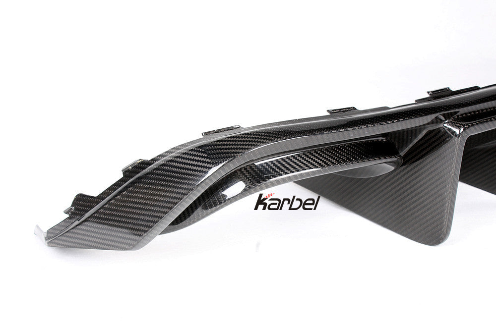 Karbel Carbon Dry Carbon Fiber Rear Diffuser Ver.2 for Audi A5 S Line & S5 2012-2016 B8.5
