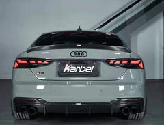 Karbel Carbon Dry Carbon Fiber Rear Diffuser Ver.2 for Audi S5 & A5 S Line 2020-ON B9.5