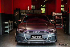Karbel Carbon Dry Carbon Fiber Front Lip for Audi S6 & A6 S-Line & A6 Avant 2019-ON C8