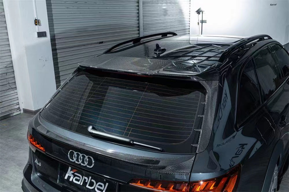 Karbel Carbon Pre-preg Carbon Fiber Rear Roof Spoiler Audi A4 Allroad B9 B9.5 2017-ON