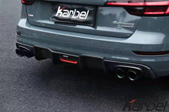 Karbel Carbon Pre-preg Carbon Fiber Rear Diffuser For Audi A4 Allroad B9 2017-2019