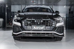 Karbel Carbon Pre-preg Carbon Fiber Upper Valences For Audi SQ8 Q8 S-line 2020-2022
