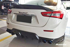Manvita Carbon Fiber Rear Diffuser for Maserati Ghibli 2014-2017