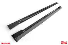 New Release!!! CMST Tesla Model 3 Carbon Fiber Side Skirts Ver.4