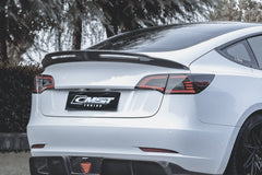 New Release!! CMST Tesla Model 3 Carbon Fiber Rear Spoiler Ver.4
