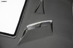 CMST Tuning Nissan GTR GT-R R35 2008-2016 Carbon Fiber Tempered Glass Transparent Hood Window See Through