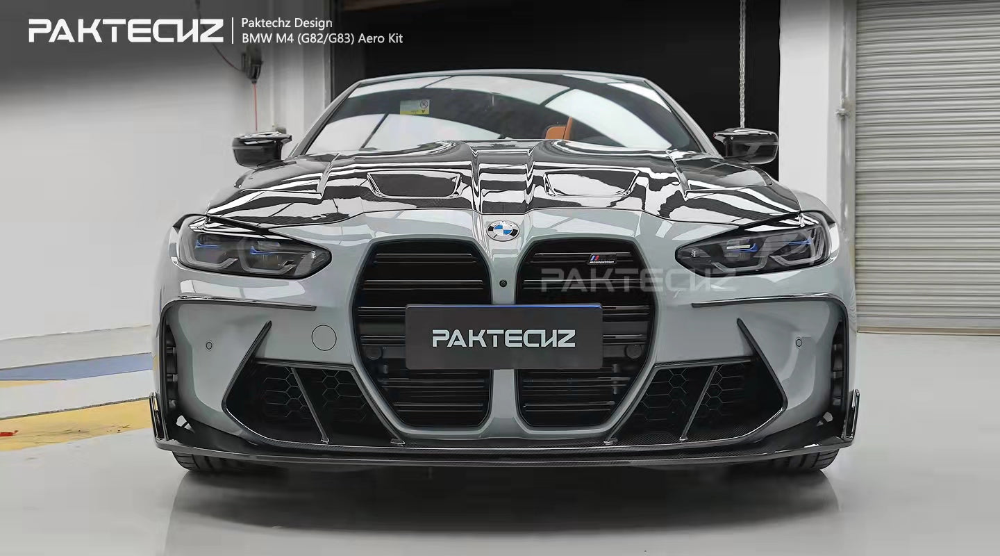 Paktechz Carbon Fiber Front Vent Overlay Trim For BMW M3 G80 M4 G82 G83 2021-ON