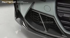 Paktechz Carbon Fiber Front Vent Overlay Trim For BMW M3 G80 M4 G82 G83 2021-ON