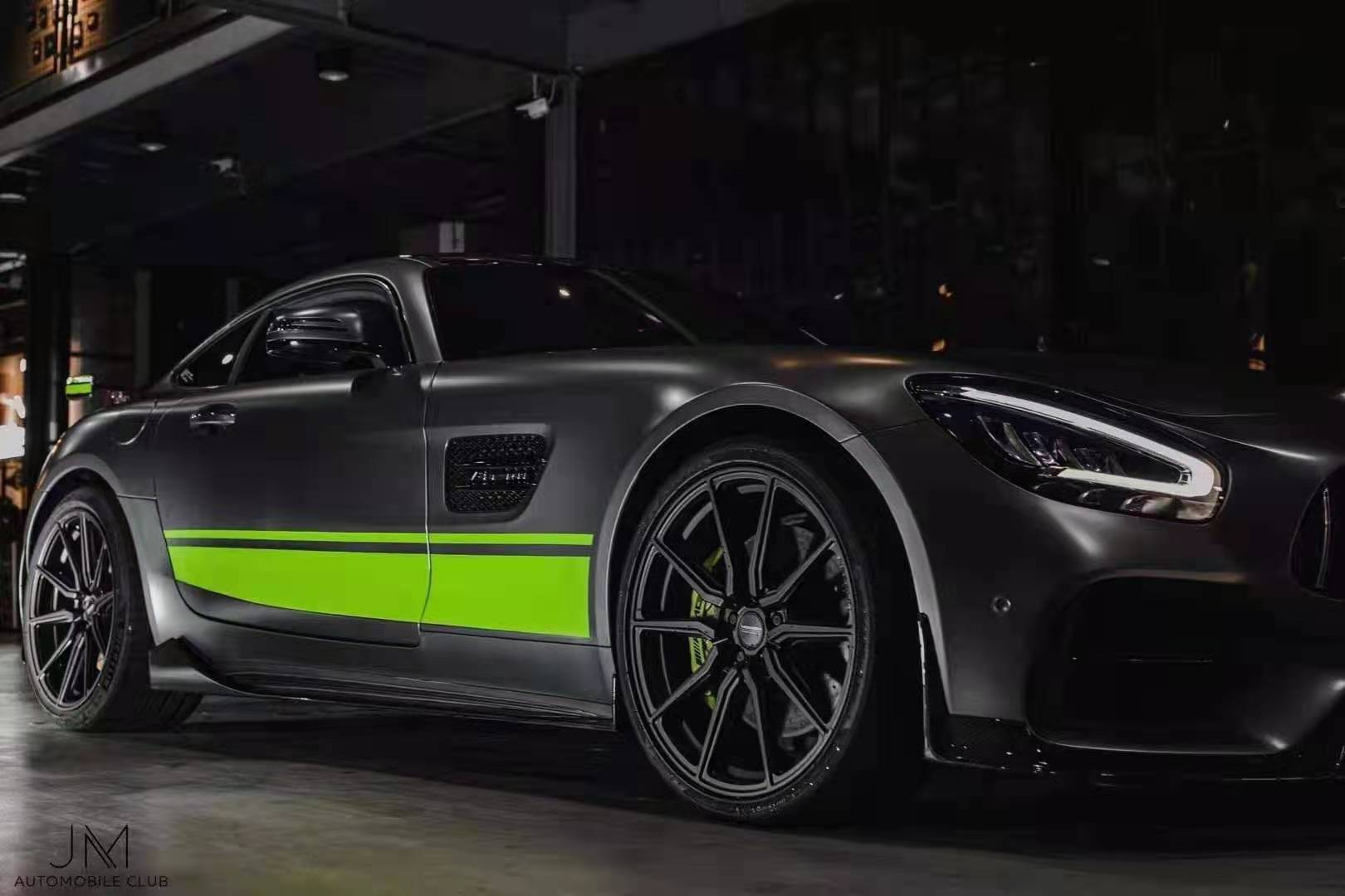 Paktechz Carbon Fiber Front Lip Ver.1 for Mercedes benz AMG GT/GTS/GTC C190 2018-2021
