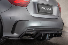 Paktechz Mercedes Benz A45 W176 Carbon Fiber Rear Lower Canards