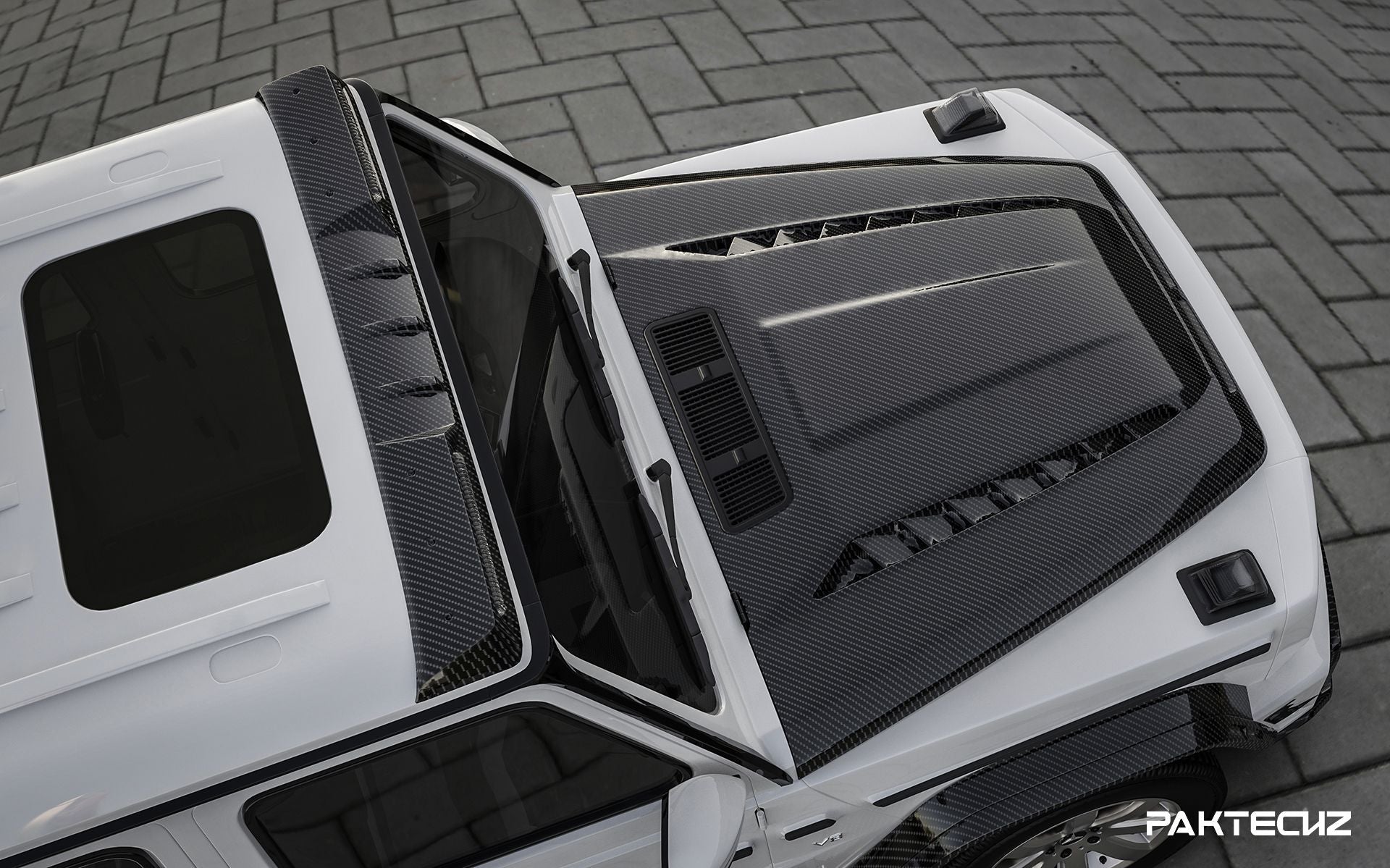 Paktechz Mercedes Benz G-Class Dry Carbon Fiber Hood