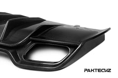 Paktechz Carbon Fiber Rear Diffuser Ver.1 for Mercedes benz AMG GT GTS C190 2015-2021
