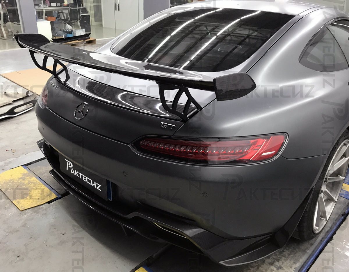 Paktechz Carbon Fiber Rear Spoiler Wing Ver.1 For Mercedes benz AMG GT/GTS C190