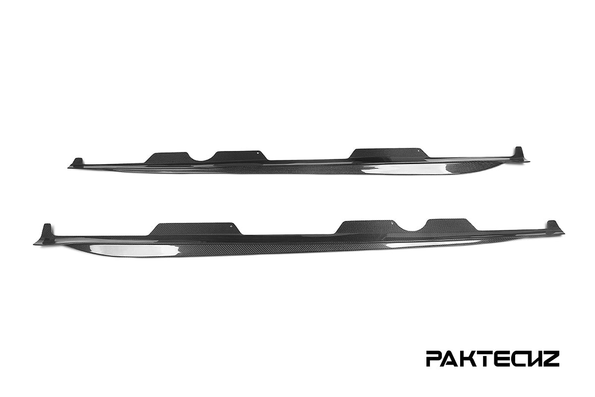 Paktechz Carbon Fiber Side Skirts Ver.2 Mercedes benz AMG GT/GTS C190 2015-2019